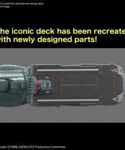 Bandai Japan Bandai Spirits Mecha Collection: Yamato 2205 - EFCF Daoe-01 Asuka 1/1000 Model Kit Gundam