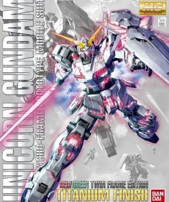 Bandai Japan Bandai Hobby Unicorn Gundam (Red/Green Twin Frame Edition) Titanium Finish 1/100 MG Model Kit