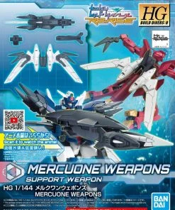 Bandai Japan Bandai Spirits Gundam Build Divers - Mercuone Weapons Support Weapon 1/144 HG Model Kit
