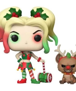 Funko Pop! Heroes: DC Comics Holiday Series - Harley Quinn With Helper