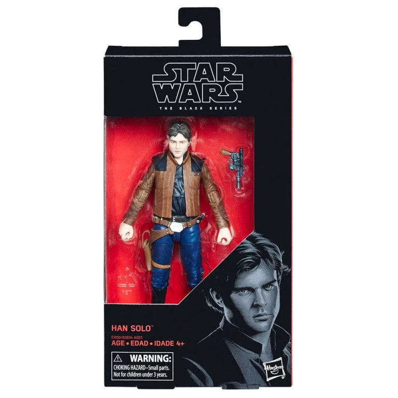 Hasbro Star Wars Black Series 6" Han Solo ("Solo" Version) Action Figure 2 Hasbro Star Wars Black Series 6" Han Solo ("Solo" Version) Action Figure