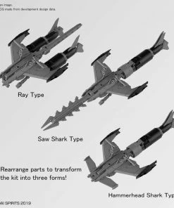 Bandai Japan Gundam Bandai Spirits 30 Minute Mission - #05 Attack Submarine (Light Gray) Extended Armament Vehicle 3 Bandai Japan Gundam Bandai Spirits 30 Minute Mission - #05 Attack Submarine (Light Gray) Extended Armament Vehicle