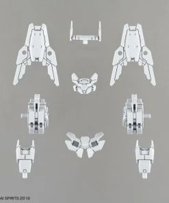 Bandai Japan Gundam Bandai Hobby 30 Minute Mission - #OP-19 Option Armor For Comander Operations Cielnova Gray