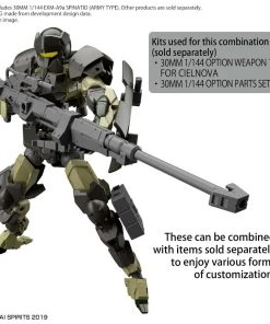 Bandai Japan Bandai Hobby 30 Minute Missions - EXM-E7F Spinatia Army Type 1/144 Model Kit