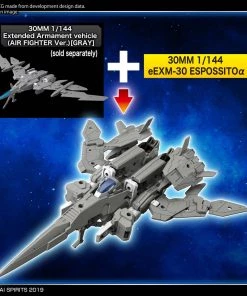 Bandai Japan Bandai Hobby 30 Minute Mission - #41 EEXM-30 Espossito Alpha Gray 1/144 Model Kit