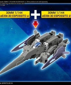 Bandai Japan Bandai Hobby 30 Minute Mission - #41 EEXM-30 Espossito Alpha Gray 1/144 Model Kit