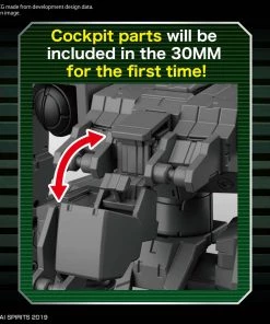 Bandai Japan Bandai Spirits 30MM - Mass Produced Sub Machine Gun Extended Armament Vehicle 11 Model Kit Gundam