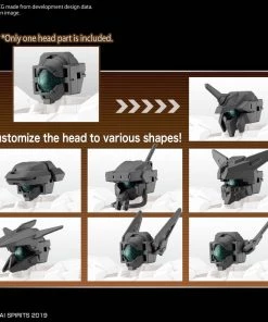 Bandai Japan Gundam Bandai Hobby 30 Minute Mission - Custom Heads A Parts Set 6 Model Kit