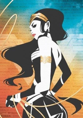 Film Cells LTD Trend Setters DC Comics: Justice League - Wonder Woman MightyPrint Wall Art (2017 SDCC Exclusive) 1 Film Cells LTD Trend Setters DC Comics: Justice League - Wonder Woman MightyPrint Wall Art (2017 SDCC Exclusive)