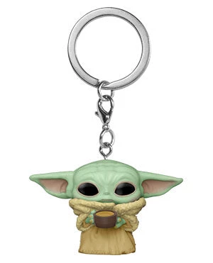 Funko Pop Keychain: Star Wars The Mandalorian - The Child With Cup 1 Funko Pop Keychain: Star Wars The Mandalorian - The Child With Cup