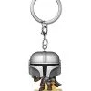 Funko Pop Keychain: Star Wars The Mandalorian - Mando W/Blaster