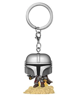 Funko Pop Keychain: Star Wars The Mandalorian - Mando W/Blaster 1 Funko Pop Keychain: Star Wars The Mandalorian - Mando W/Blaster