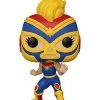 Funko Pop! Marvel: Luchadores - Captain Marvel (La Estrella Cosmica)