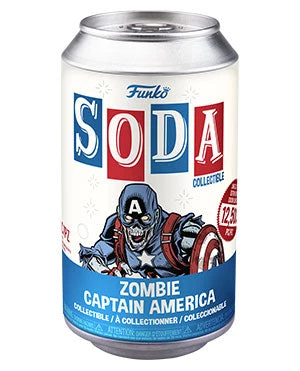 Funko Vinyl Soda: Marvel What If...? - Zombie Captain America 1 Funko Vinyl Soda: Marvel What If...? - Zombie Captain America