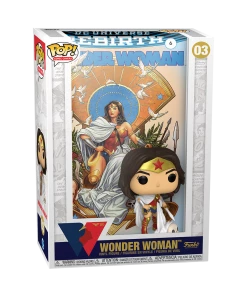 Funko Pop! Cover: DC Comics Wonder Woman's 80th Anniversary - Wonder Woman On Throne (Rebirth)