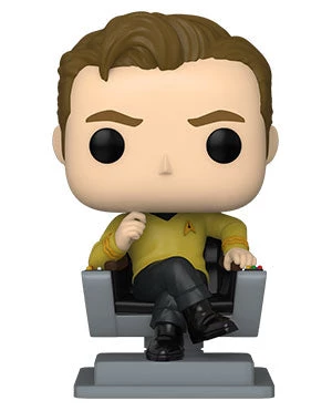Funko Pop! Television: Star Trek - Captain Kirk In Chair 1 Funko Pop! Television: Star Trek - Captain Kirk In Chair