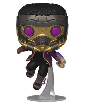 Funko Pop! Marvel: What If...? - T'Challa Star-Lord 1 Funko Pop! Marvel: What If...? - T'Challa Star-Lord