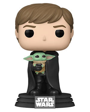 Funko Pop! Star Wars: The Mandalorian - Luke Skywalker With Grogu 1 Funko Pop! Star Wars: The Mandalorian - Luke Skywalker With Grogu