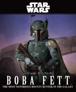 Bandai Japan Gundam Bandai Hobby Star Wars Boba Fett 1/12 Model Kit