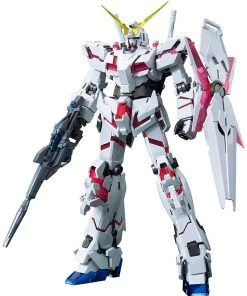 Bandai Japan Bandai Hobby Unicorn Gundam (Red/Green Twin Frame Edition) Titanium Finish 1/100 MG Model Kit