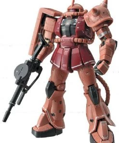Bandai Japan Gundam Bandai Hobby Mobile Suit Gunday - #02 MS-06S Char's Zaku II 1/144 RG Model Kit