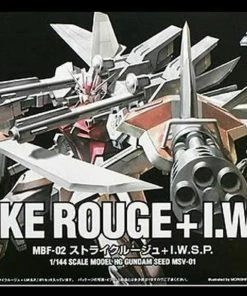 Bandai Japan Bandai Hobby Mobile Suit Gundam SEED - MSV-01 Strike Rouge + I.W.S.P. 1/144 HG Model Kit