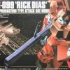 Bandai Japan Bandai Hobby Z Gundam - #33 RMS-099 Rick Dias Quattro A.E.U.G. Mass Production Type 1/144 HG Model Kit