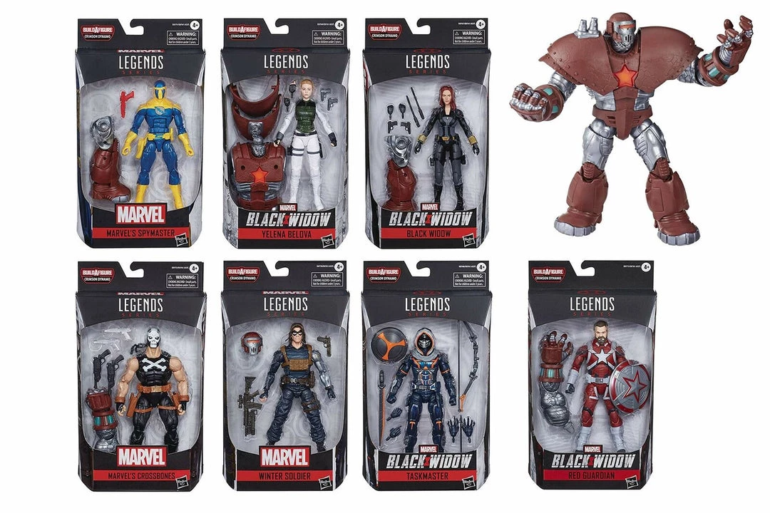 Hasbro Marvel Legends Black Widow: Crimson Dynamo Build-A-Figure Collection (Set Of 7) 1 Hasbro Marvel Legends Black Widow: Crimson Dynamo Build-A-Figure Collection (Set Of 7)