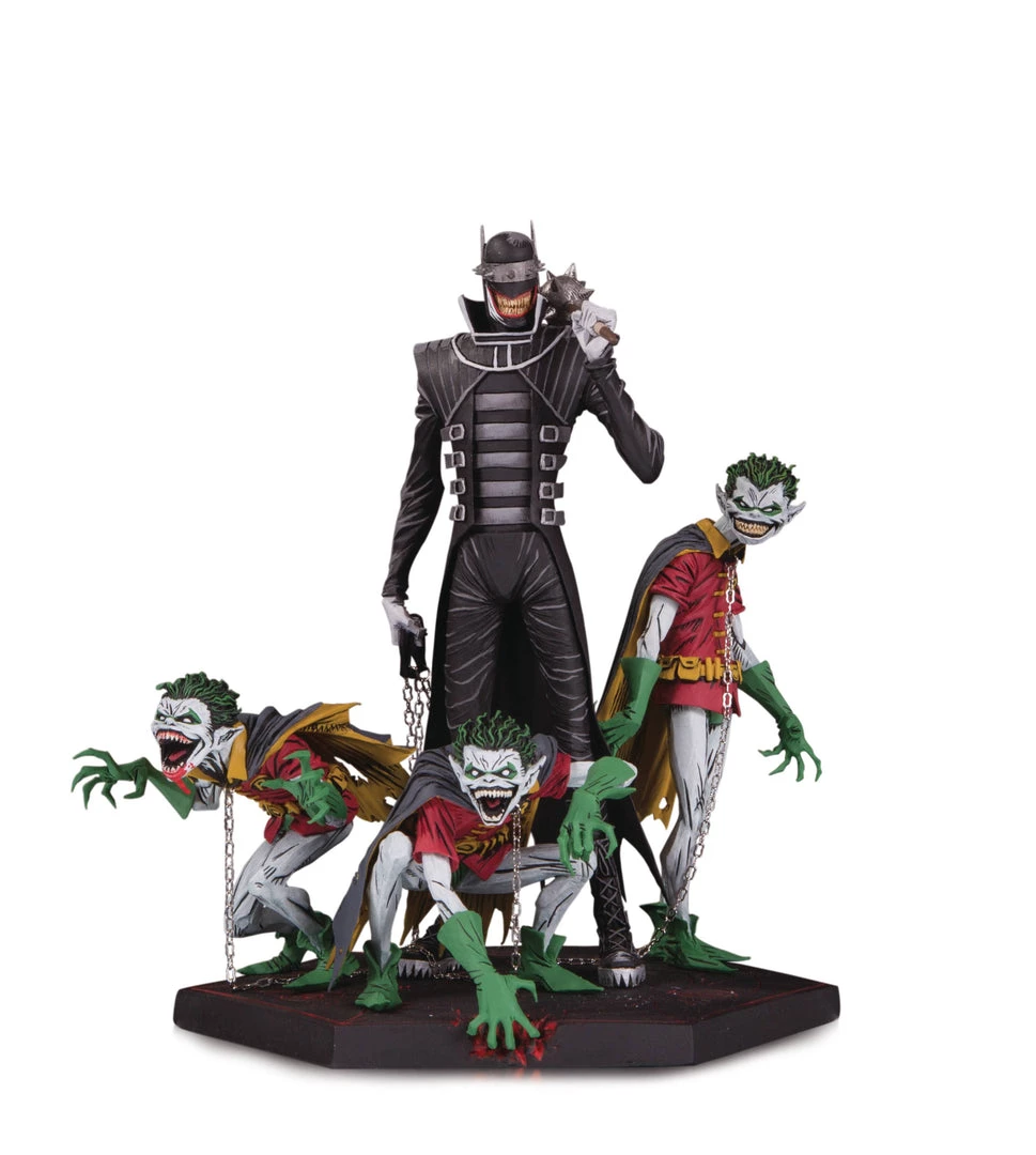 DC Collectibles Dark Knight Metal: Batman Who Laughs & Robins Deluxe Statue 1 DC Collectibles Dark Knight Metal: Batman Who Laughs & Robins Deluxe Statue