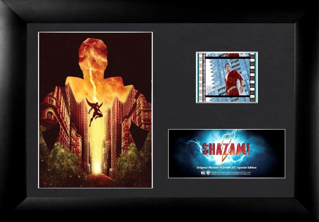 Film Cells LTD FilmCells DC Comics: Shazam (2019 Film) Minicell Framed Art (2019 SDCC Exclusive) 1 Film Cells LTD FilmCells DC Comics: Shazam (2019 Film) Minicell Framed Art (2019 SDCC Exclusive)