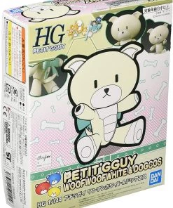 Bandai Japan Bandai Hobby Gundam Build Fighters Try - WoofWoofWhite & DogCos 1/144 HG Model Kit