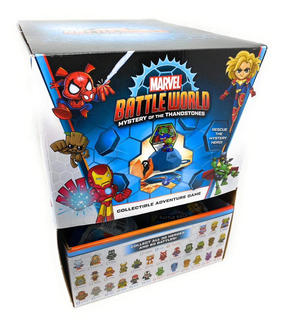 Funko Marvel Battleworld Game Battle Ball Capsule Display (Case Of 12) 6 Funko Marvel Battleworld Game Battle Ball Capsule Display (Case Of 12)