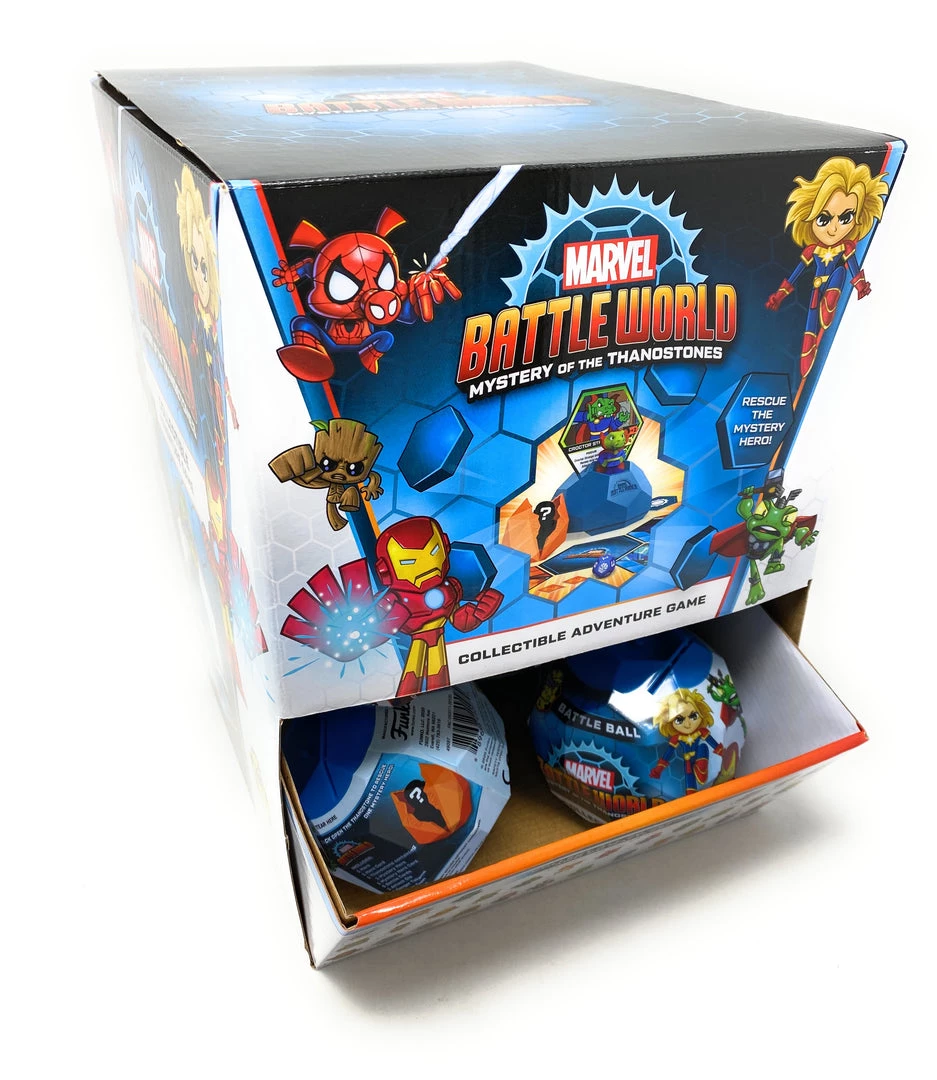 Funko Marvel Battleworld Game Battle Ball Capsule Display (Case Of 12) 1 Funko Marvel Battleworld Game Battle Ball Capsule Display (Case Of 12)
