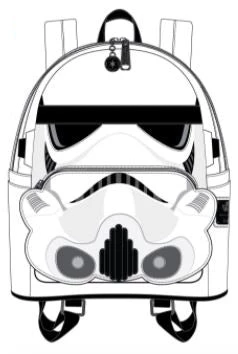 Loungefly Star Wars - Stormtrooper Lenticular Mini Backpack 1 Loungefly Star Wars - Stormtrooper Lenticular Mini Backpack