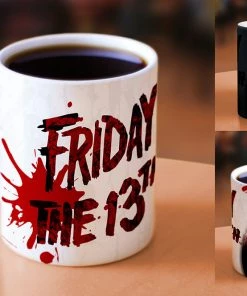 Morphing Mugs Friday The 13th (Blood Splatter) Heat-Sensitive Mug Horror
