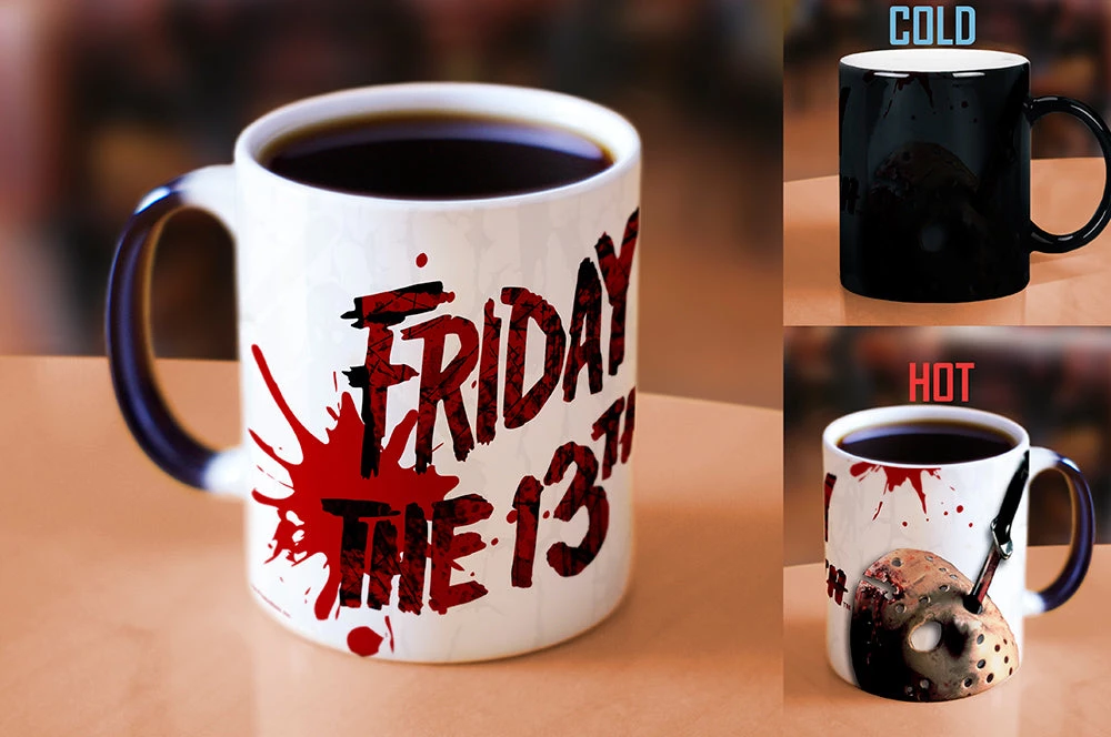 Morphing Mugs Friday The 13th (Blood Splatter) Heat-Sensitive Mug Horror 2 Morphing Mugs Friday The 13th (Blood Splatter) Heat-Sensitive Mug Horror