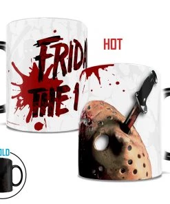 Morphing Mugs Friday The 13th (Blood Splatter) Heat-Sensitive Mug Horror