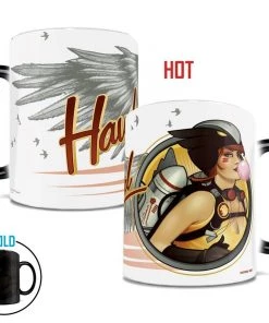 Morphing Mugs DC Comics Justice League (Hawkgirl Bombshell) Heat-Sensitive Mug