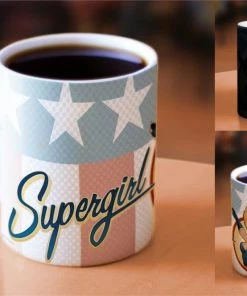 Morphing Mugs DC Comics Justice League (Supergirl Bombshell) Heat-Sensitive Mug