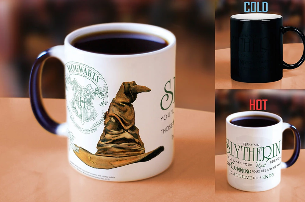 Morphing Mugs Harry Potter "Sorting Hat Slytherin" 11-oz. Heat-Sensitive Mug 2 Morphing Mugs Harry Potter "Sorting Hat Slytherin" 11-oz. Heat-Sensitive Mug