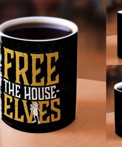 Morphing Mugs Harry Potter (Free The House Elves) Heat-Sensitive Mug