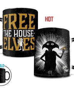 Morphing Mugs Harry Potter (Free The House Elves) Heat-Sensitive Mug