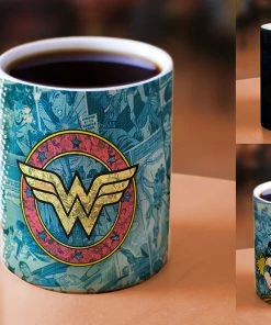Morphing Mugs DC Comics Originals "Wonder Woman Retro Logo" 11-oz. Heat-Sensitive Mug