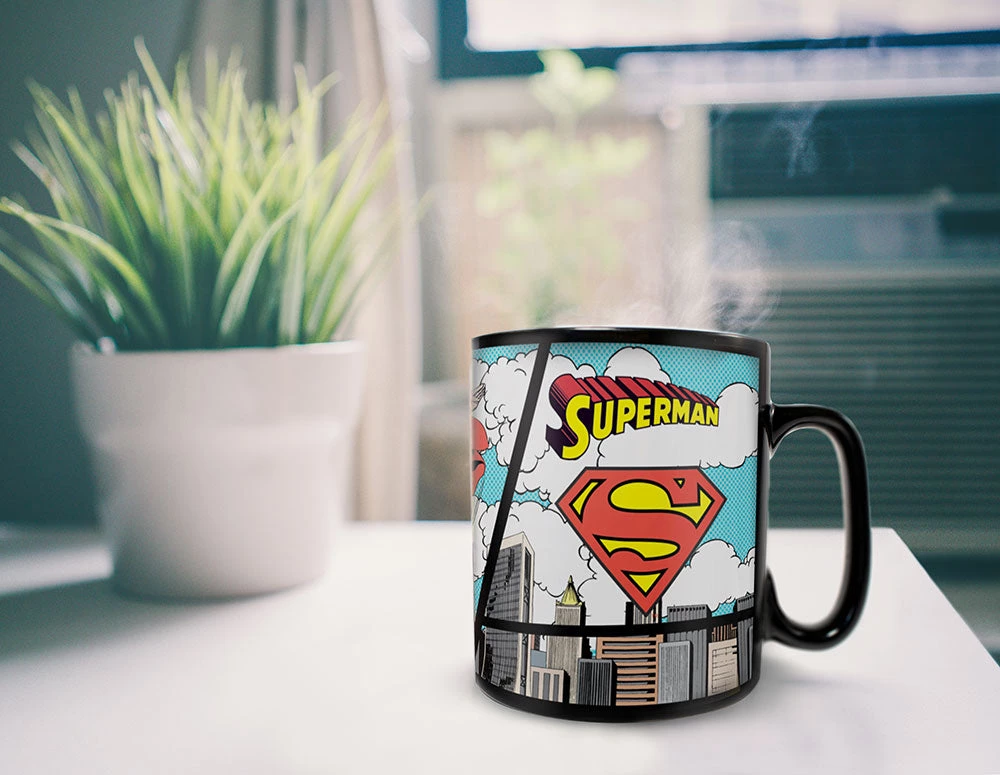 Morphing Mugs DC Comics Originals "Superman-Secret Identity" 11-oz. Heat-Sensitive Clue Mug 2 Morphing Mugs DC Comics Originals "Superman-Secret Identity" 11-oz. Heat-Sensitive Clue Mug