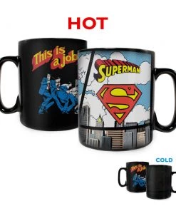 Morphing Mugs DC Comics Originals "Superman-Secret Identity" 11-oz. Heat-Sensitive Clue Mug