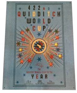 PopFun Harry Potter Tin Sign Collection - 422nd Quidditch World Cup