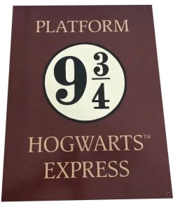 PopFun Harry Potter Tin Sign Collection - Platform 9 3/4