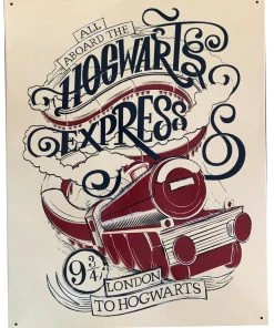 PopFun Harry Potter Tin Sign Collection - Hogwarts Express