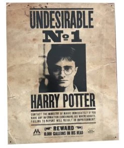PopFun Harry Potter Tin Sign Collection - No. 1 Undesirable