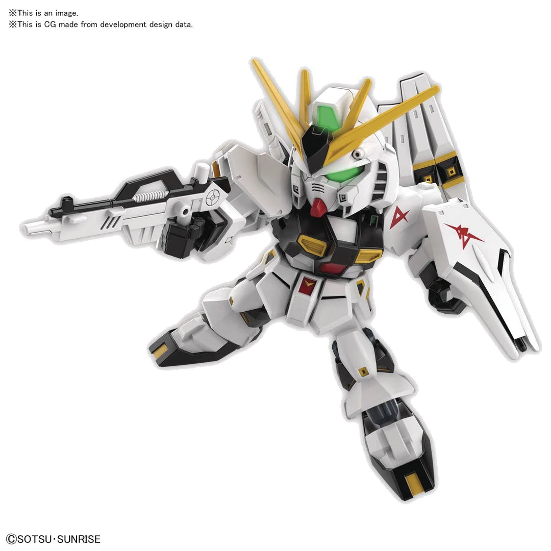 Bandai Japan Bandai Hobby Gundam Char Counter Attack - Nu Gundam SD Ex-Standard Model Kit 1 Bandai Japan Bandai Hobby Gundam Char Counter Attack - Nu Gundam SD Ex-Standard Model Kit